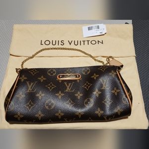 Authetic Louis Vuitton Monogram Eva Pochette